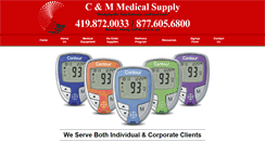 Desktop Screenshot of cmmedicalsupply.com